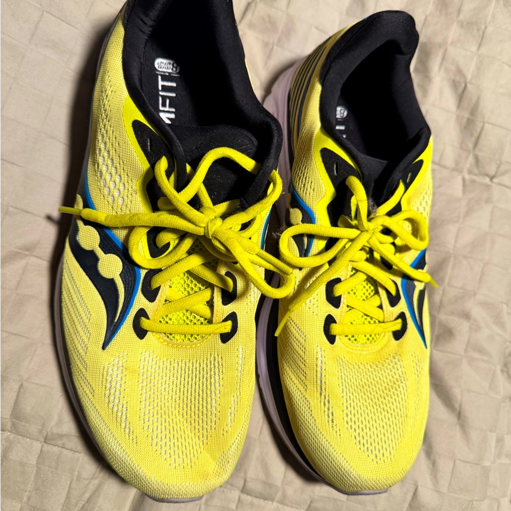 Saucony Ride 14 Citrus/Black 11 men’s running shoes